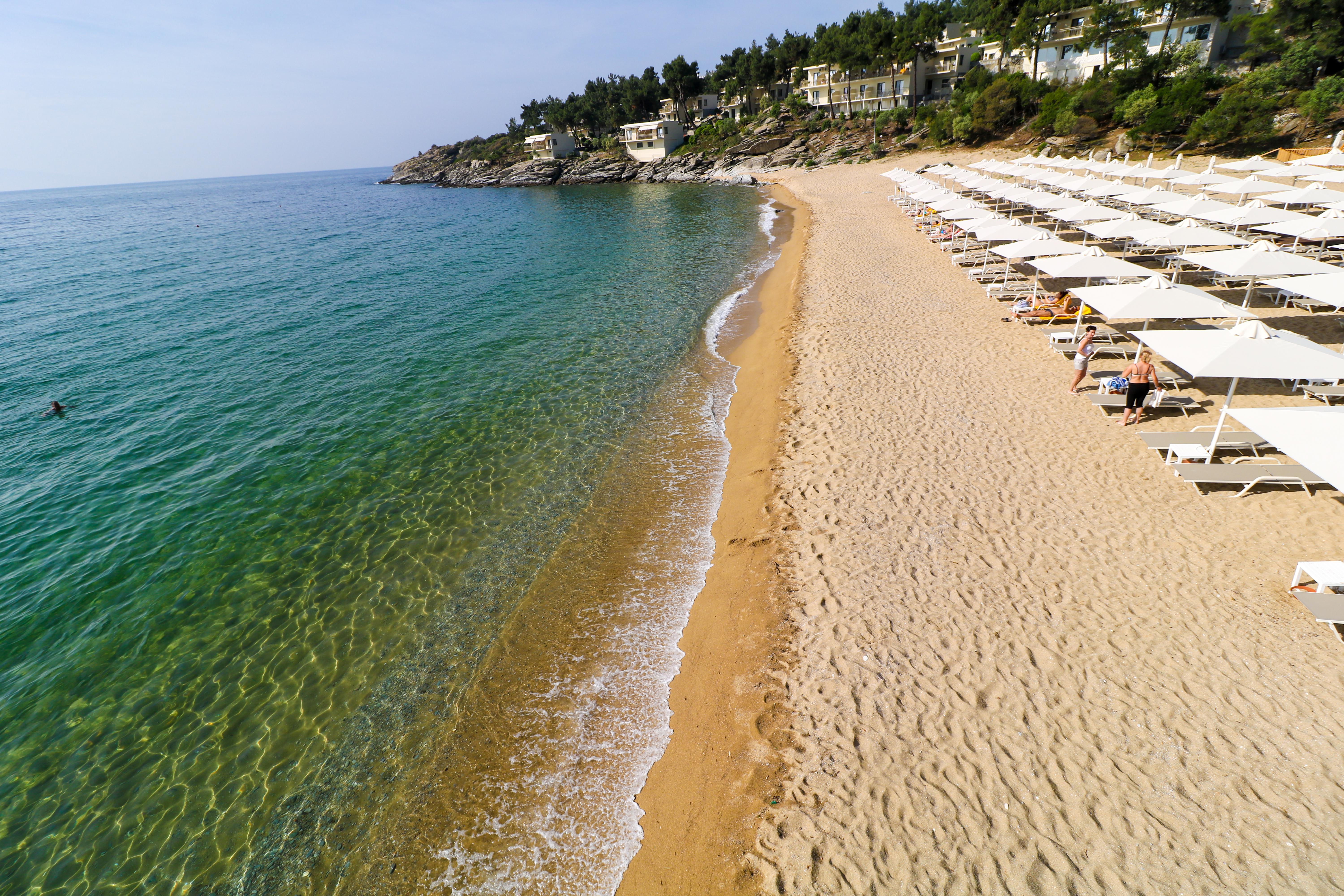 Tosca Beach Hotel Palaiontsiflikion Exterior photo